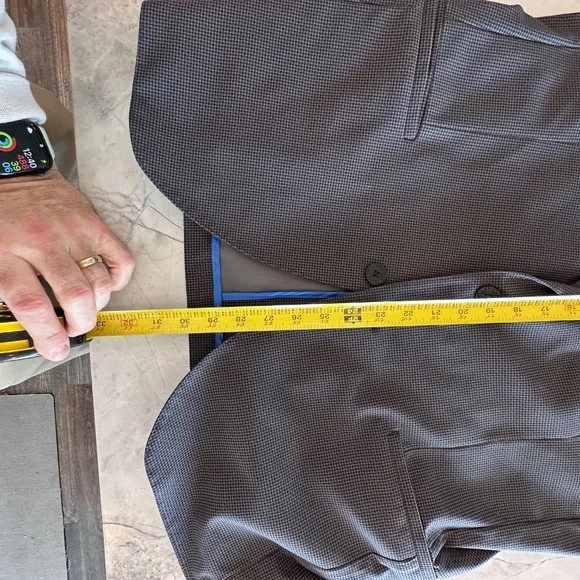 Twillory Performance Blazer Wrinkle resistant stretch suit jacket Grey 42S - Picture 3 of 7